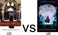 US and UK covers of Wintercraft/Shadowcry