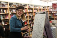 Sarah McIntyre drawing Philip